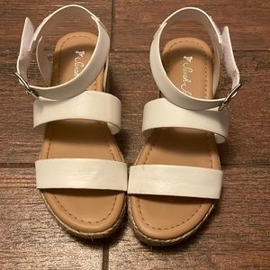 White girl’s sandals